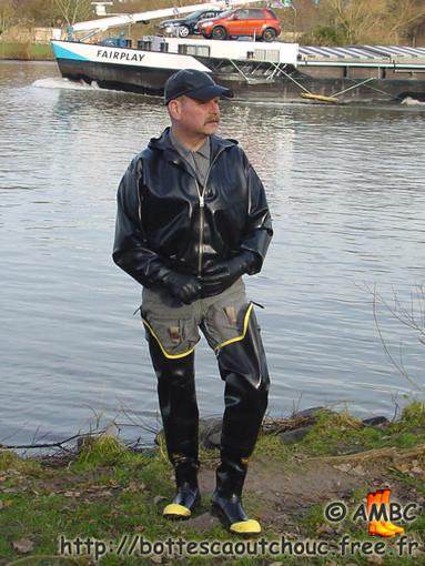 Rubber and US hip boots; Germany, 2009.