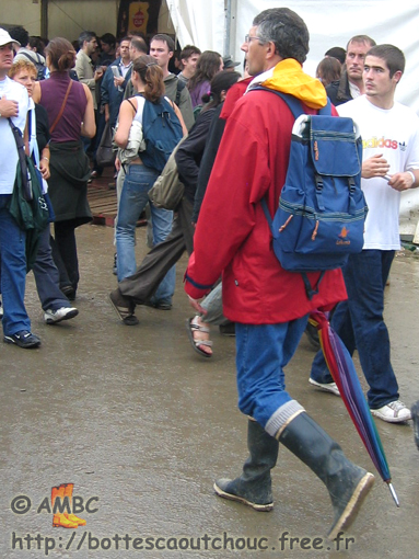 Blue Navy wellies. Gummistiefel, botas de goma, bottes en caoutchouc, 2005.