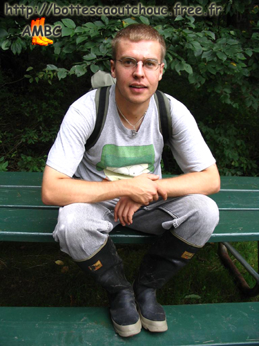 My favorite hiking gear, 2006. Gummistiefel, bottes caoutchouc.