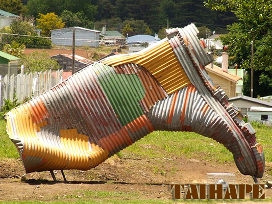Taihape, New Zealand. Gummistiefel, bottes caoutchouc, gumboots.