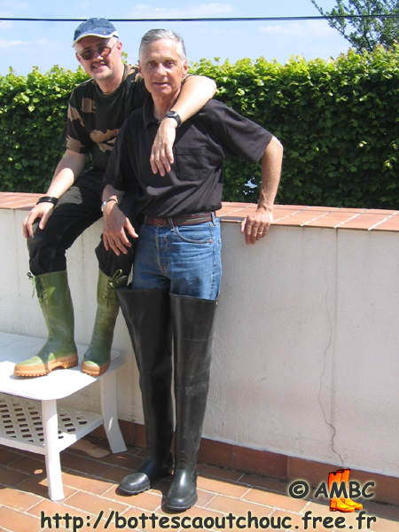 With Pascal at the House of the Rubber Boot, 2006.
