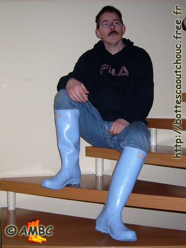  I love my new Hunter wellies, 2009. Gummistiefel, bottes caoutchouc.