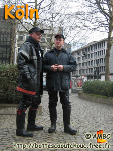 Pascal & Roger in Cologne, Feb. 2007.