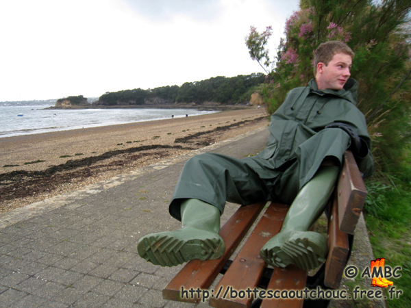 My beach gear..., France, 2008. Gummistiefel, bottes caoutchouc.