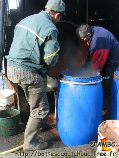 In Chailly en Bière; rubber boots, Gummistiefel, 2007.
