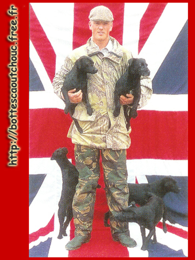 British guy in rubber boots, Gummistiefel, 2005.