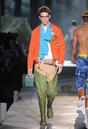 « Collection Dsquared² », Men, Milano, Spring 2009-2010.