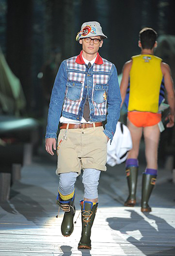 « Collection Dsquared² », Men, Milano, Spring 2009-2010.