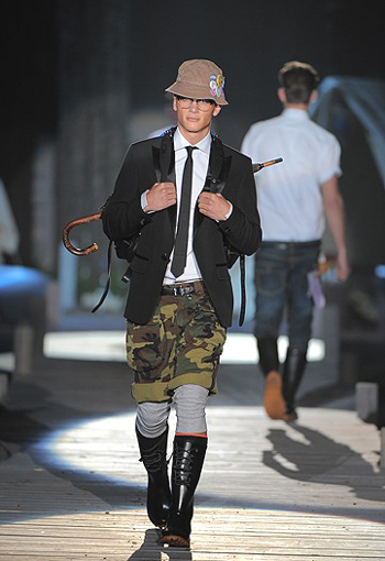 « Collection Dsquared² », Men, Milano, Spring 2009-2010.