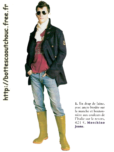 Paris, Moschino Jeans (& Superga boots), 12 oct. 2006.