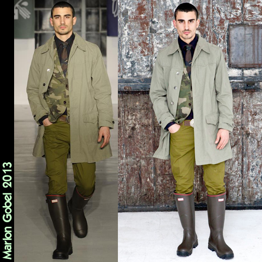 Marlon Gobel : The Punishment of Luxury. Rubber boots, wellies, fashion; 2013.