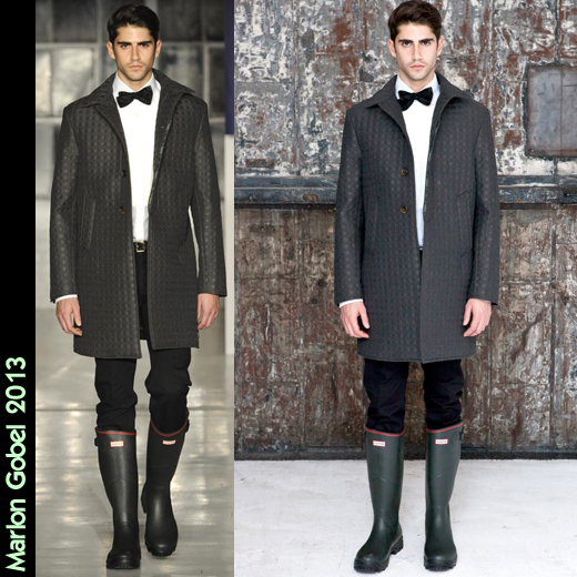 Marlon Gobel : The Punishment of Luxury. Rubber boots, wellies, fashion; 2013.