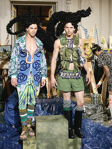 « Collection Bernhard Willhelm », Men, Milano, Spring 2009-2010.