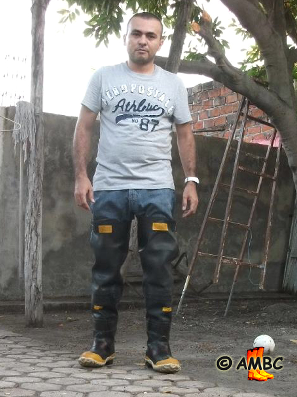 Omar in Servus Waders.