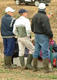 MEN AND RUBBER BOOTS
