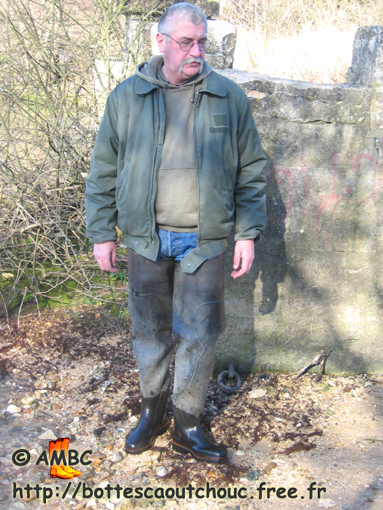Wearin Oceanes Le  Chameau waders, 2009.