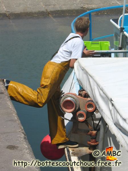 On Ré Island, France. PVC, rubber boots.