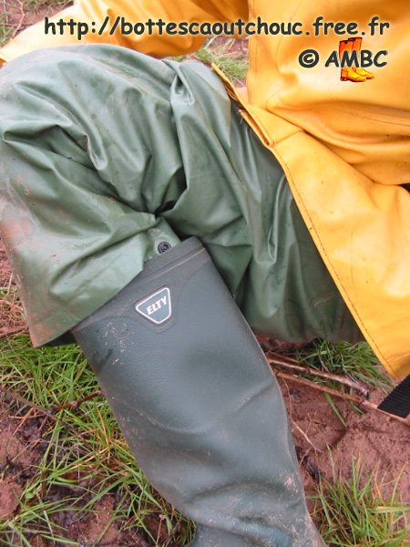 Elty PVC boots and raingear.