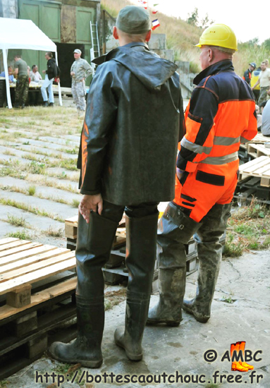 Wearing waders, Steppenbrand, Germany,  2010.