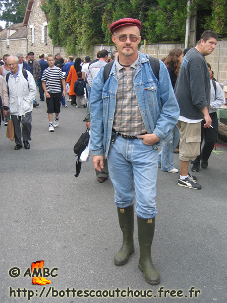 Pascal wearing Le Chameau, 2005.