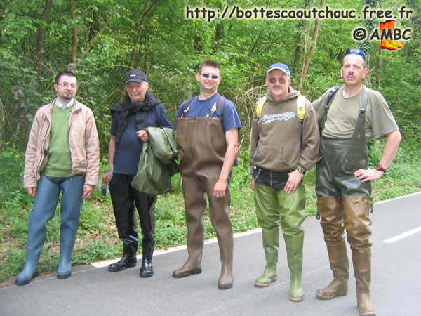 Different waders & chest waders, May 2006.