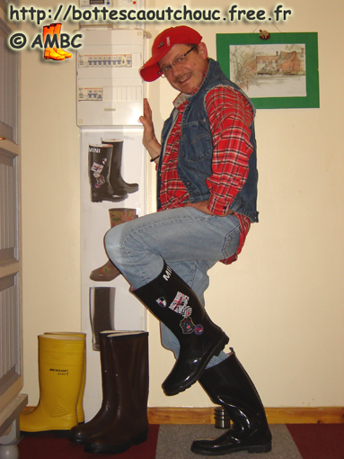 My rubber boots collection, 2009.