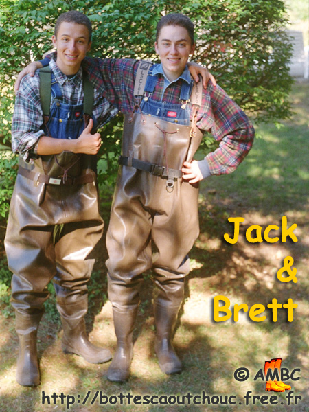 High chest waders are cool !