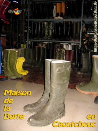 The House of the Rubber Boot, France. Das Haus der Gummistiefel, Frankreich.