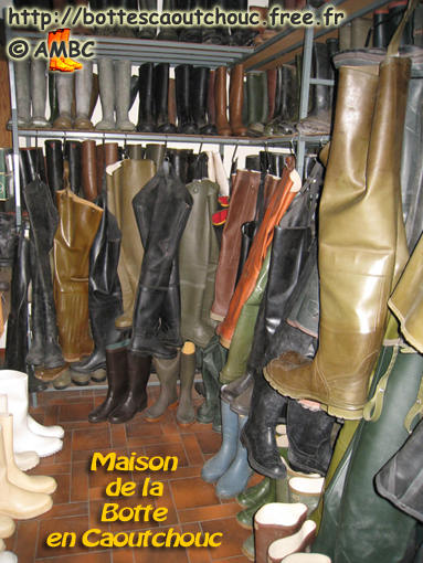 The House of the Rubber Boot, France. Das Haus der Gummistiefel, Frankreich.