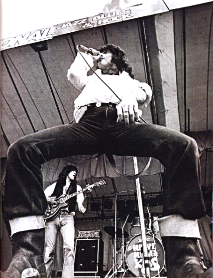 GARY HOLTON, with Mickey Waller, Reading, 1974.