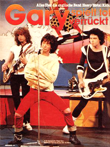 GARY HOLTON, on German TV,  1977.