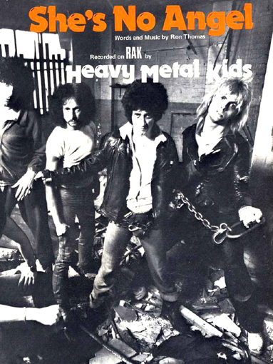 SHE'S NO ANGEL (disk cover),  1976.