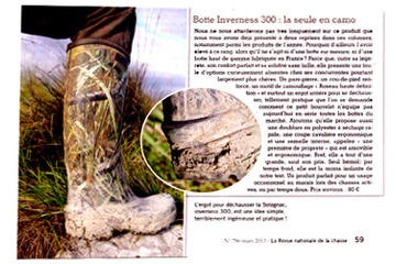 copyright "REVUE NATIONALE DE LA CHASSE" 2013.