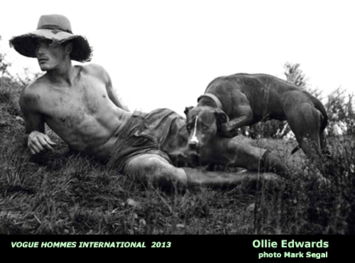 OLLIE EDWARDS / VOGUE HOMMES INTERNATIONAL  ETE 2013