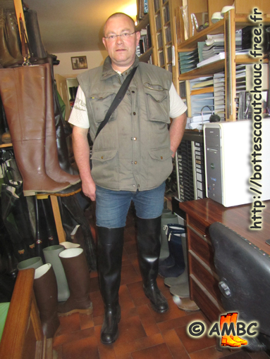 François at the House of the Rubber Boot, France, 2011.