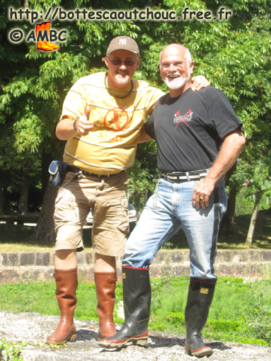 Pascal & Jim in  Rubber Boots, France, May 2011.