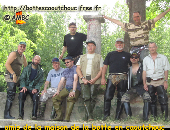 AMBC weekend near the House of the Rubber Boot, France, May 2011.
