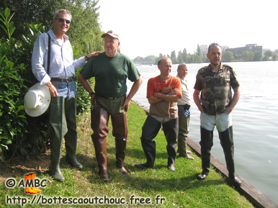 At the Seine river, near the House of the Rubber Boot, France, 2010.