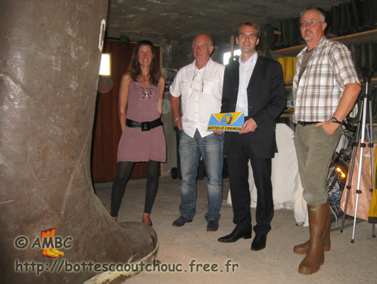 Le Chameau managers at the House of the Rubber Boot, France, July 2010.