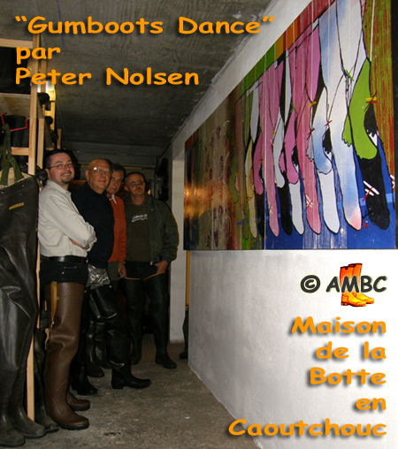 Official opening of the works by Peter Nolsen at the House of the Rubber Boot, Oct. 2007.