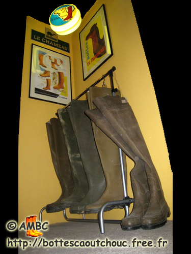 Old Le Chameau waders, AMBC 2007.