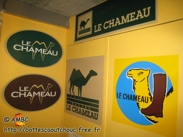 Different logos from 'Le Chameau'; 60s to 2000; AMBC.