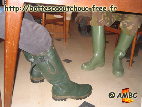 Le Chameau & Nora boots, july 2005.