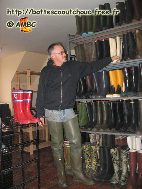 Rubber laarzen, Gummistiefel, stivali di gomma, botas de goma; August 2005.