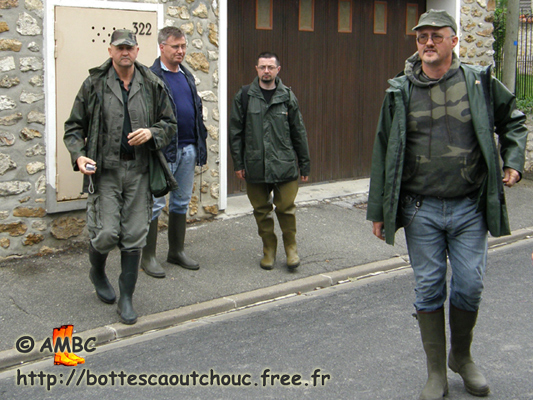 , May 2007. Gummistiefel, rubber boots.