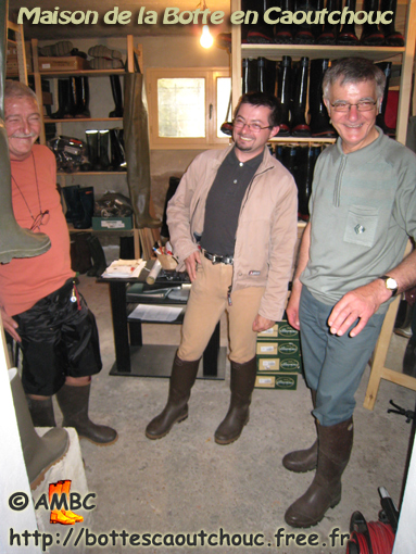 Laughing amoung the gumboots, HRB, Sept. 2007. Gummistiefel.