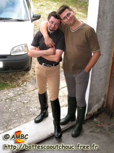Fabrice & Frédéric..., HRB, Sept. 2007. Gummistiefel.