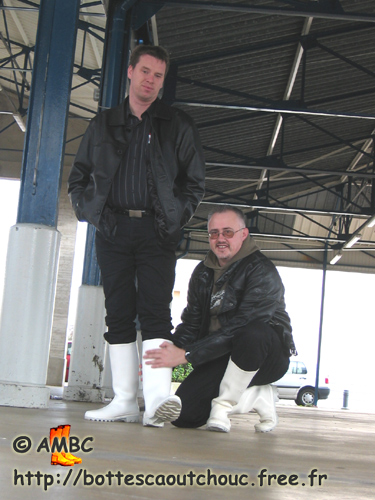 Pascal & Christophe in Dammarie, Jan. 2007.