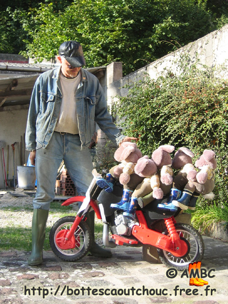 With Lapinets' bike, Summer 2005.