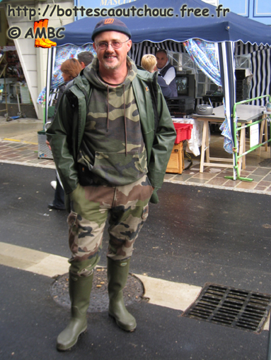 Camo gear & Le Chameau rubber boots, 2008.